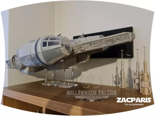 Display stand for Star Wars TVC Galaxy’s Edge Millennium Falcon Smuggler's Run