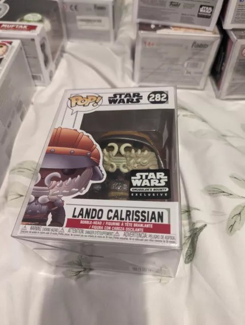 Lando Calrissian Smugglers Bounty 282 Star Wars Funko Pop with protector