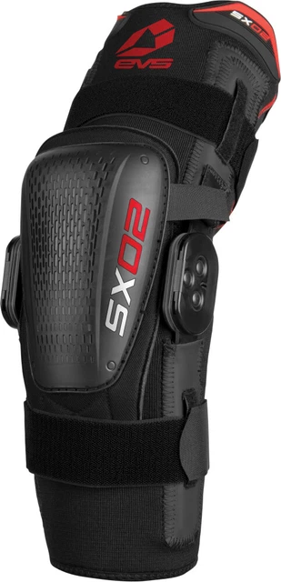EVS SX02 Knee Brace Lg Black SX02-20K-L Large 72-8597 663-1025L
