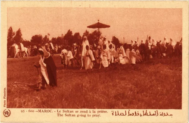 CPA AK Flandrin 600 Le Sultan se rnd a la prayer MOROC (795887)