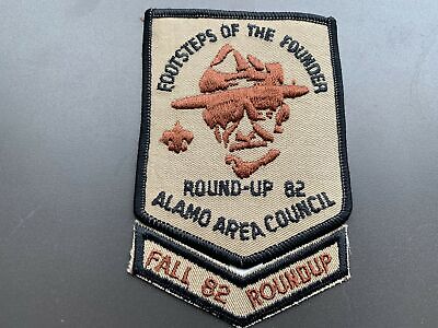 BSA, 1982 Round-Up Patch (with Rocker), Alamo Area Council
