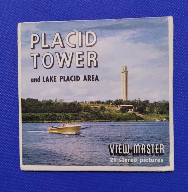 Scarce Sawyer's A990 Placid Tower Lake Placid Florida view-master 3 Reels Packet