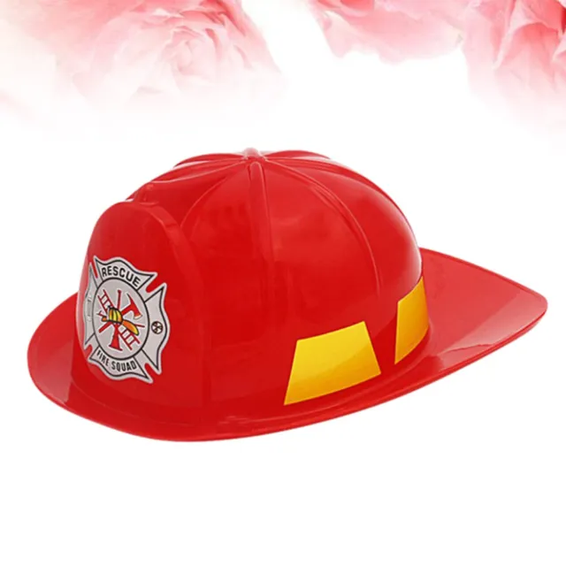 2 pz Cappello da pompiere giocattolo educativo finta bambini cosplay pompiere