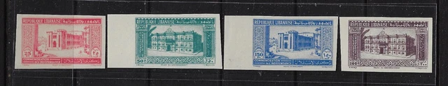 Libanon 1944 Independance 2nd Jahrestag Imperf Set Sg