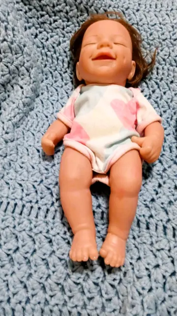 Silicone Reborn Baby Dolls Full Body Soft Vinyl Realistic Newborn Girl Doll
