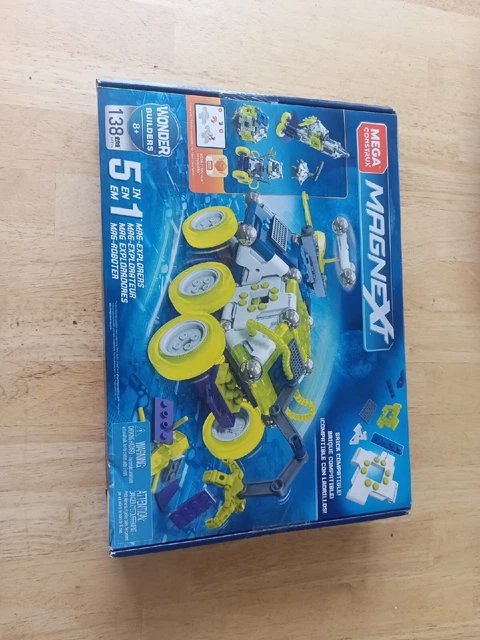 Mega Construx Magnext 5-in-1 Mag-Explorers Rover NEW IN BOX