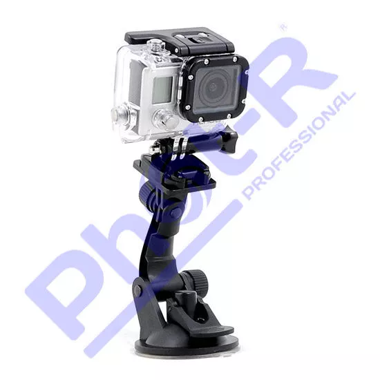 Phot-R Car Windscreen Window Suction Cup Quick Release Mount for GoPro 3 3+ 4 5 3