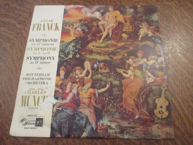 33 tours CESAR FRANCK symphonie en re mineur direction: CHARLES MUNCH