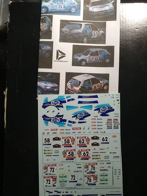 Peugeot 106 rallye N1 - pièces et voitures de course à vendre, de