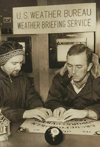 Antique Ouija Weatherman Photo 670b Oddleys Strange & Bizarre