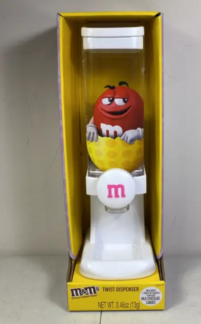 2022 M&M's Red Character Limited Edition Easter 10" Twist Candy Dispenser Nib