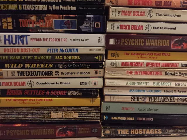 Action Adventure Build Your Own Paperback Lot: You Choose the Books! Men's Adv.