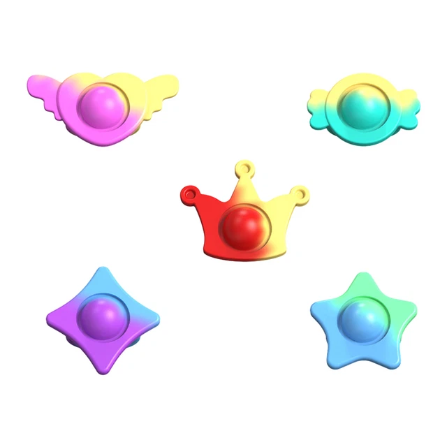 2pc Hand Finger Grip Exerciser Fidget Toys Ring Hand Finger Sensory Toy for Kids