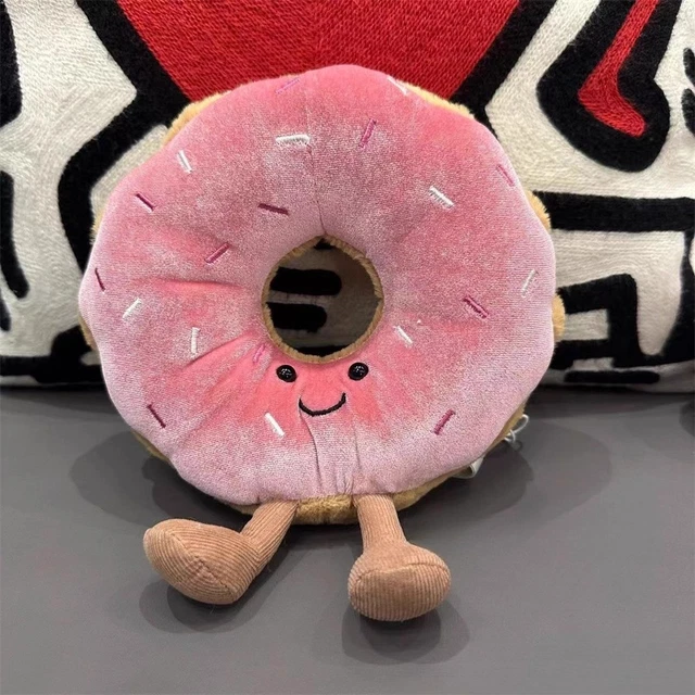 JELLYCAT AMUSEABLES DOUGHNUT Cuddle Toy Christmas Gift New w/Tags&Dust ...