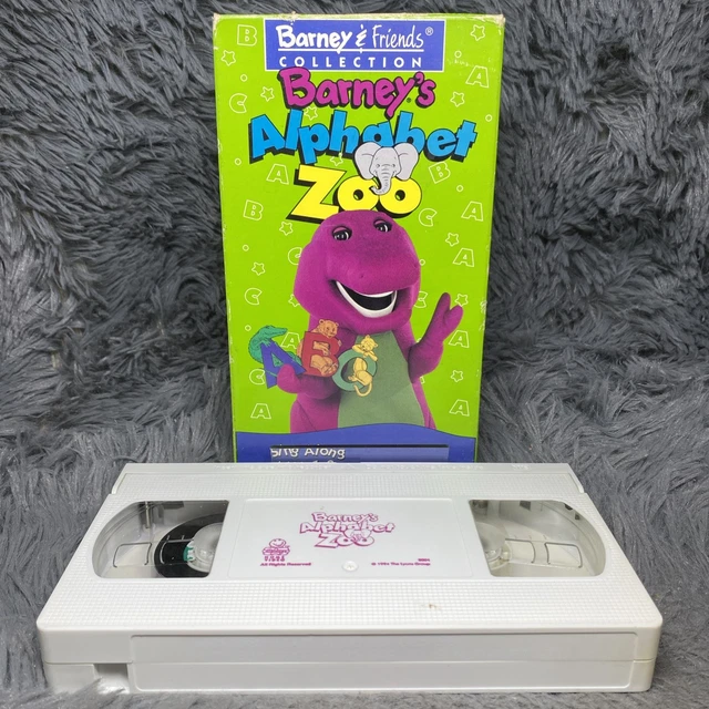 BARNEY AND FRIENDS Collection Barneys Alphabet Zoo VHS 1994 Kids ...