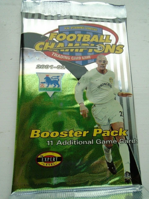 maghi campioni di calcio 2001/02 sigillato 11 carte booster ferdinand leeds wotc