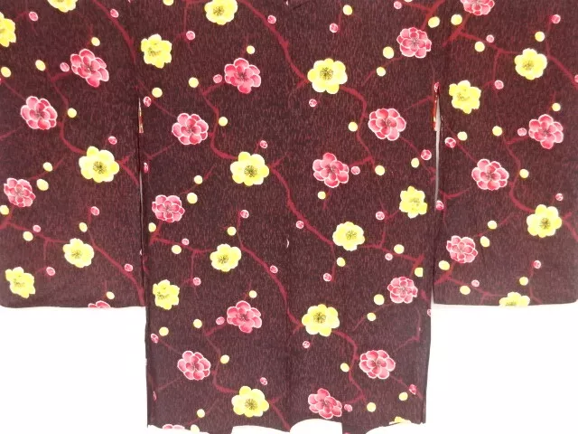 82964# Japanese Kimono / Antique Haori / Ume Blossom