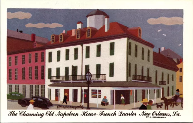 Old Napoleon House, French Quarter, New Orleans, Louisiana - Postcard