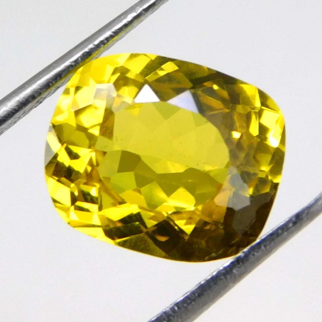 Saphir jaune 2.56 carats coussin non chauffé main image 0