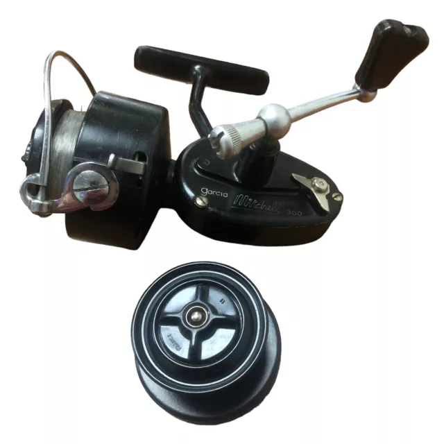 VINTAGE GARCIA MITCHELL 300 Spinning Fishing Reel Extra Spool Made in  France $19.99 - PicClick