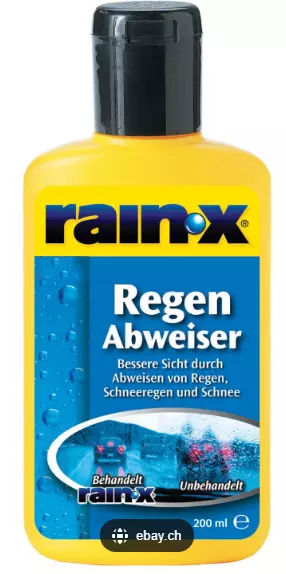 5 x 200ml Rain-X REGENABWEISER Original # NEU