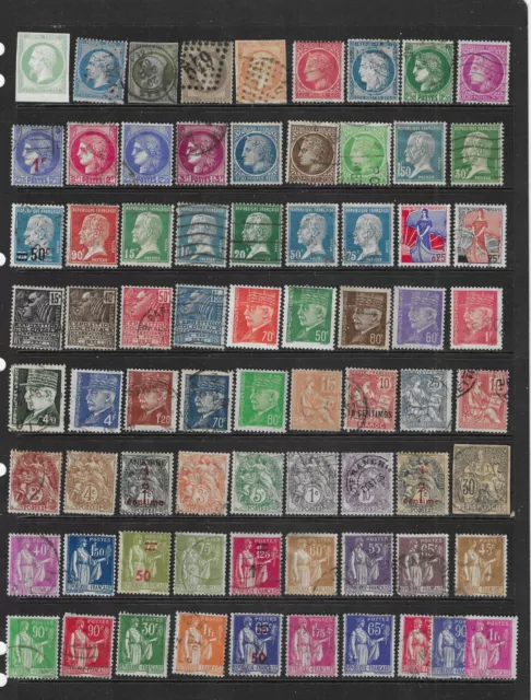 France Collection Of Used Stamps See Note Below Uk Buyers Only C022