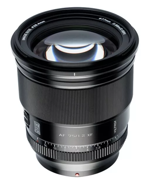 Viltrox 75mm F1.2 E APS-C Auto Focus Large Aperture Lens for Sony E-mount Camera