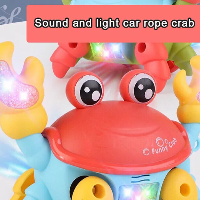 Dancing Electric Crab Luminous Music Electric Crawling Smart Toy Interactive Toy