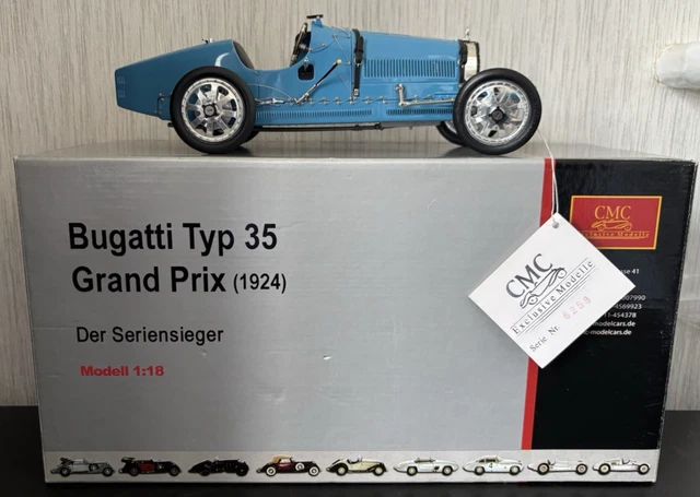 CMC Bugatti 35 B Grand Prix 1924 - Modèle 1/18 M-063 Der Seriensieger - Occasion