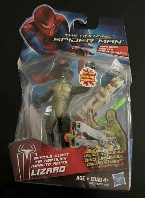 Marvel THE AMAZING SPIDER-MAN 2012 Reptile Blast LIZARD Action Figure NIB