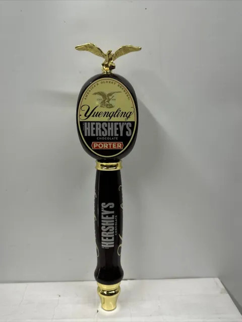 Yuengling Beer Hershey's Chocolate Porter 13" Beer Tap Handle w/Golden Eagle
