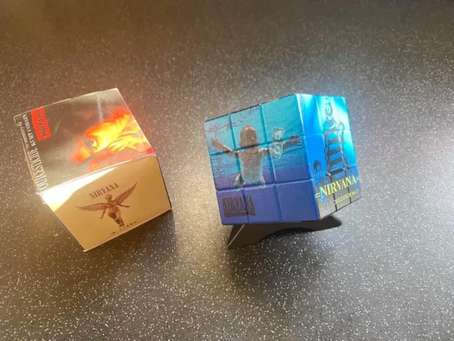 Nirvana Rubik's Cube, Präsentationsbox und Vitrine.. Geschenkidee? 3D2