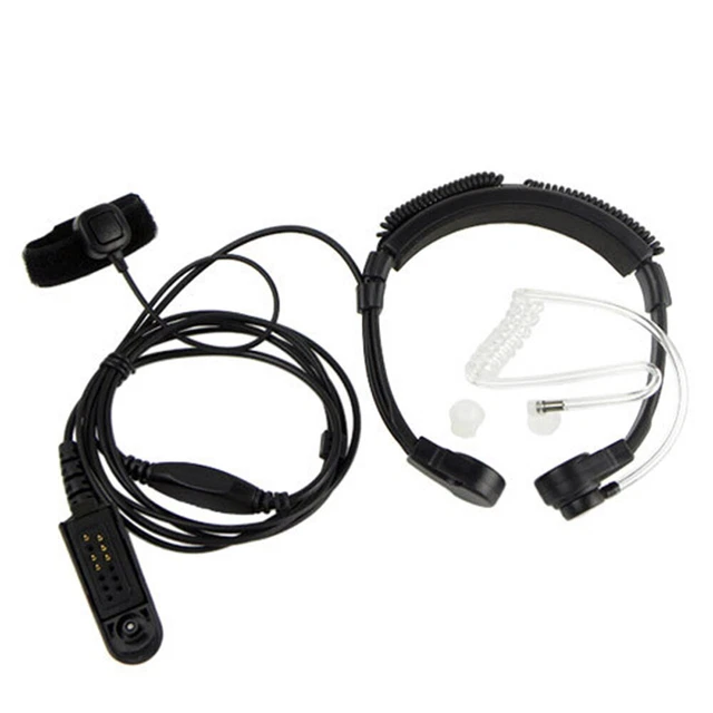 Throat Mic Earpiece for Motorola GP140 GP320 GP340 GP360 GP380 GP640 GP680 GP760