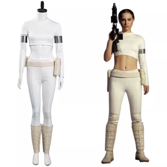 Star Wars Padme Amidala Cosplay Costume Star Wars Outfits Halloween Party Suit