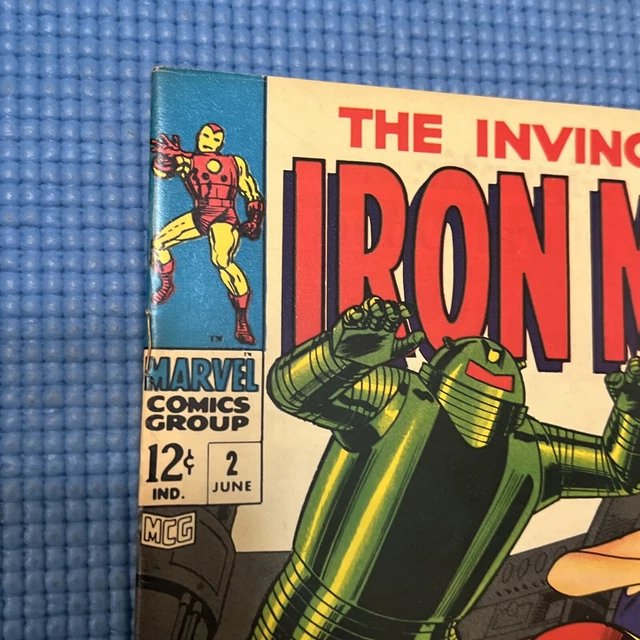 The Invincible Iron Man #2 - 1st app Janice Cord Marvel Comics Silver Age 1968 5