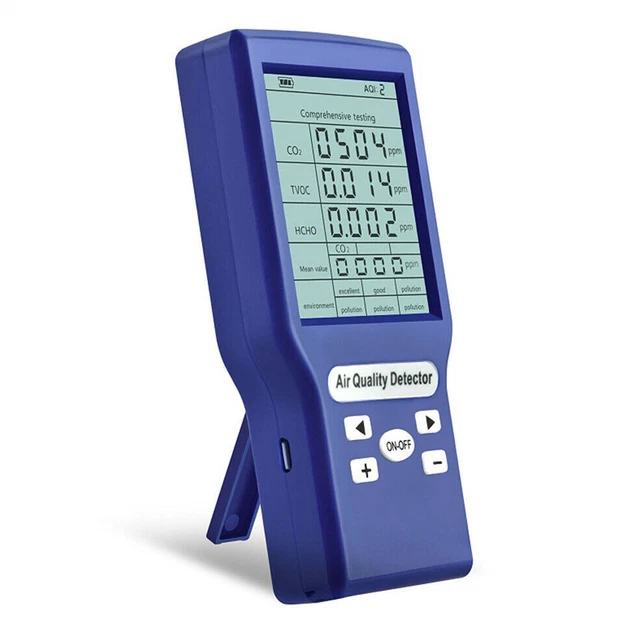 CARBON DIOXIDE DETECTOR CO2 ppm Meters Gas Analyzer Protable Air