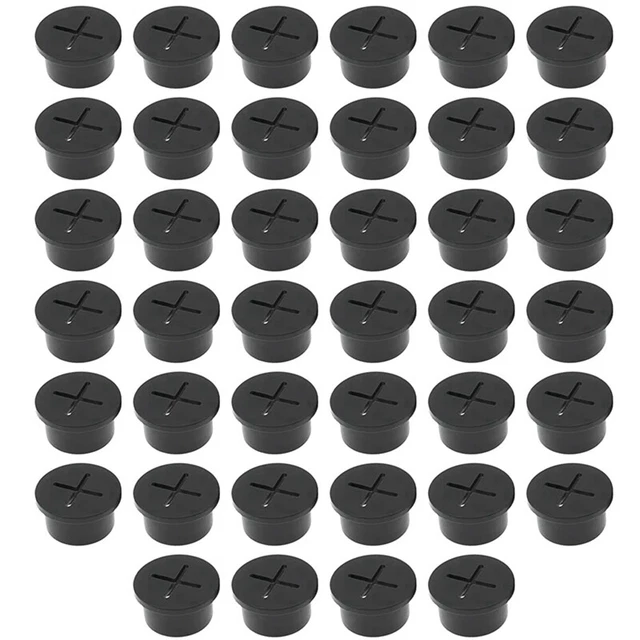 Rubber Plug Dust Plug Black Seal  Opening 25mm Desktop Hole Cover H7E1