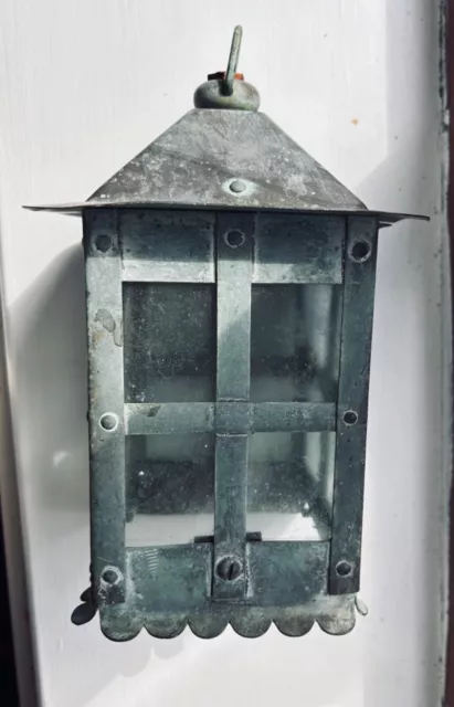 Antique Arts and Crafts Porch Lantern