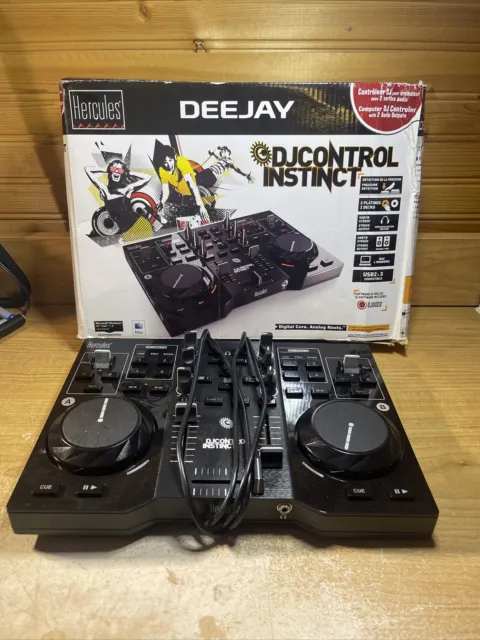 Hercules DeeJay Computer DJControl Instinct  Digital DJ Controller in Box