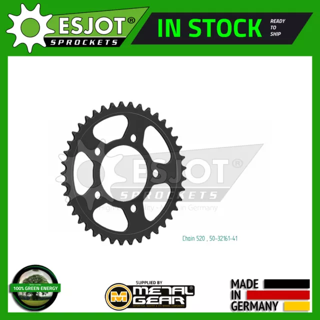 Sprocket Rear 520-41T Steel for HONDA CB 500 X ABS 2019 2020 2021 2022 2023