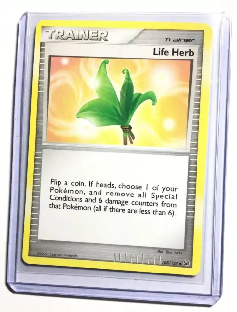 LIFE HERB - 108/127 - Platinum - Uncommon - Pokemon Card - NM