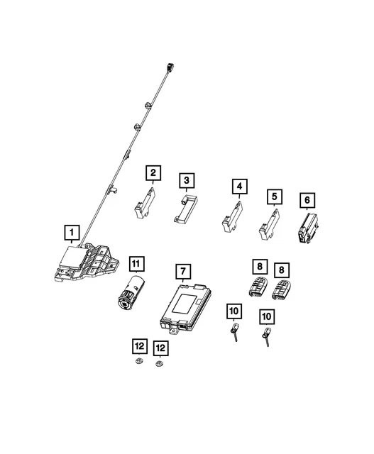 Genuine Mopar Hub Receiver 68441615AA