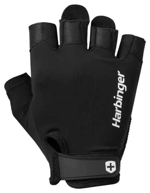 Harbinger Unisex Pro Wrist Wrap Weight Lifting Gloves 2.0 - Black Size XL