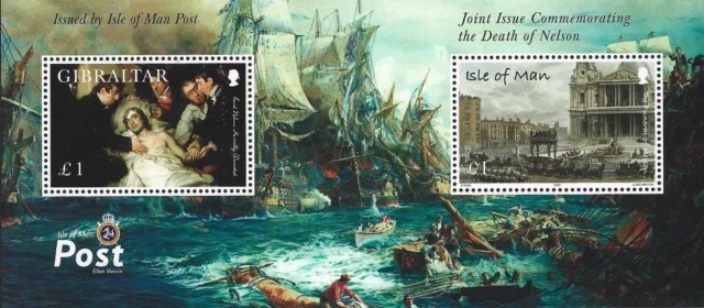 2005 Isle of Man Sg MS1264 Death Bicentenary of Admiral Lord Nelson MNH