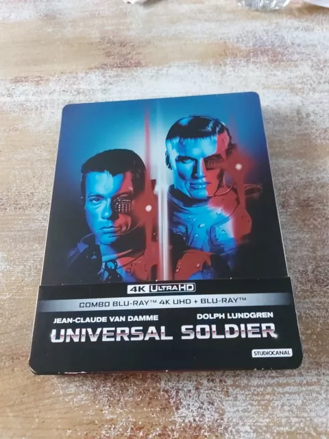 Universal Soldier 4K Ultra HD Édition blu ray SteelBook van damme lundgren