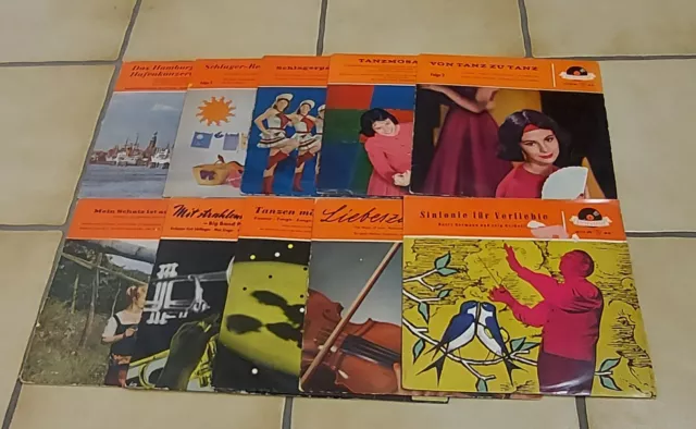 10x Original LP's Vinyl 50er Jahre