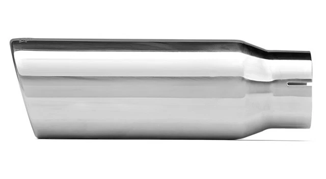 DYNOMAX 36474 Exhaust Tail Pipe Tip 3 " Inlet 4 " Outlet Polished Stainless S