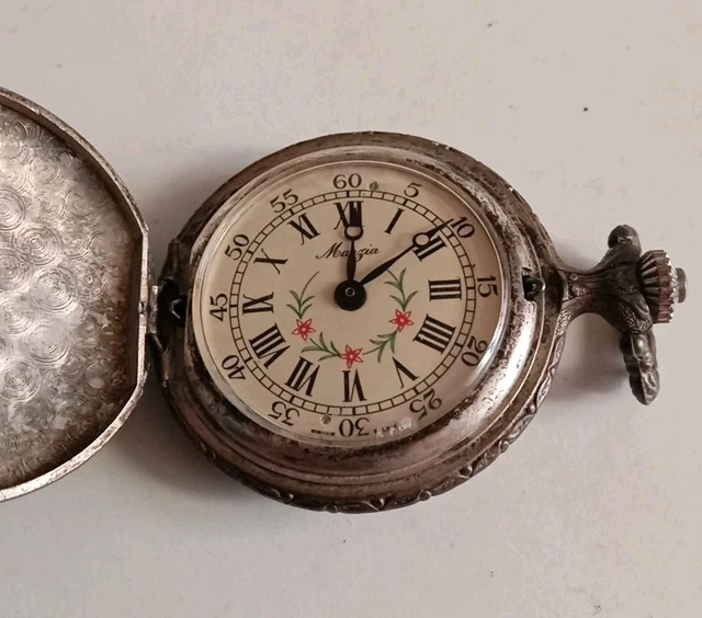 Cadran De Montre (quadrante) Doré à Relief - Référence AS 1238, Diamètre 32mm - Occasion