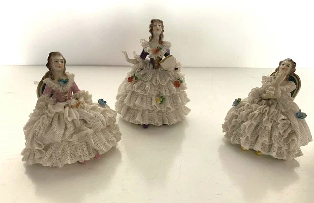 Groupe en porcelaine polychrome Porcelaine Allemande Dresden