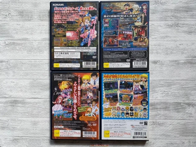 SONY PS2 Yu-Gi-Oh Shin Duel Monsters 2 & Duel Masters & Konjiki no Gash Bell set 2